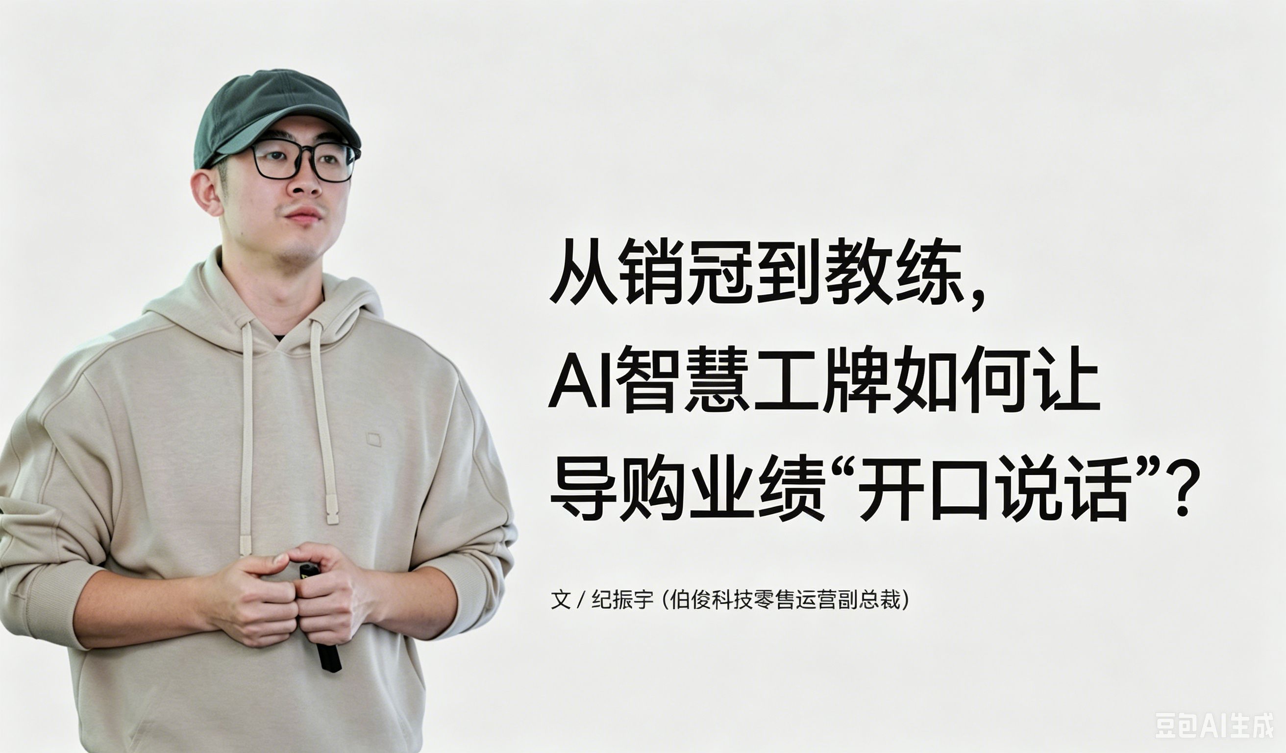 从销冠到教练，AI智能工牌如何让导购业绩“开口说话”？